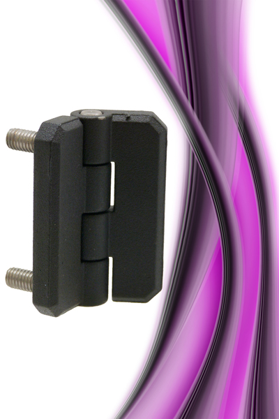 Black diecast butt hinge from FDB Panel Fittings/Enclosure Solutions